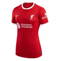 Camiseta Liverpool Alexis Mac Allister #10 Primera Equipación Replica 2023-24 para mujer mangas cortas